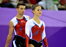 Avropa Oyunları çərçivəsində aerobika gimnastikası üzrə final yarışları. Bakı, Azərbaycan, 21 iyun 2015